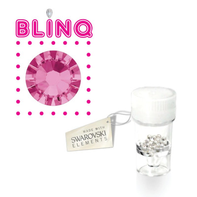 Swarovski tooth gems – Pink (multi-size) – 25 pcs – in stock