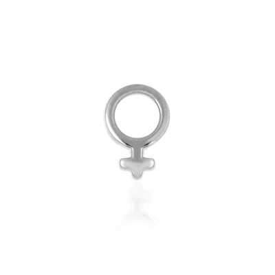 White Gold Tooth Gem 18ct – Female Symbol – Feminine Tooth Gem