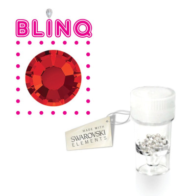 Swarovski Zahnschmuck Kristalle - Red Cherry - Tiefrot -  25 stück Zahnkristalle in verschiedene Grösse