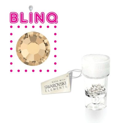Swarovski tooth gems Honeybee – warme gouden glans