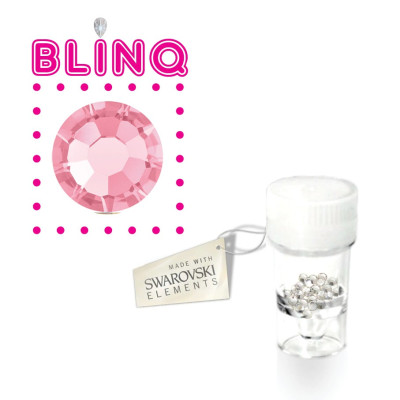 Swarovski tooth gems Baby Pink – zachte roze glans