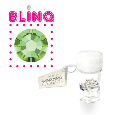 Swarovski tooth gems Green Apple – frisse groene look
