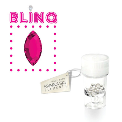 BLINQ Tooth Gems Cat Eye Pink for Feminine Tooth Art 5pcs