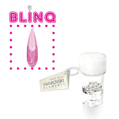 Swarovski Zahnschmuck Kristalle - Tropfen Aurora 5st