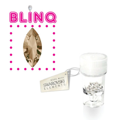 Zahnschmuck Kristalle - Cat Eye Champagne - Toothgems einkaufen?