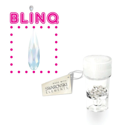 BLINQ Strass Dentaire – Goutte Lune Scintillante à éclat nacré – 5 pcs