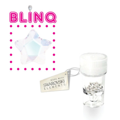 BLINQ Tooth Gems Star Shimmering Moon for Soft Glow Tooth Art 5pcs
