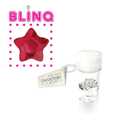 Tooth gems ster Red Pink – vrolijk smile accent