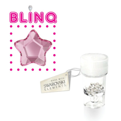 BLINQ Tooth Gems Star Baby Pink for Gentle Tooth Styling 5pcs