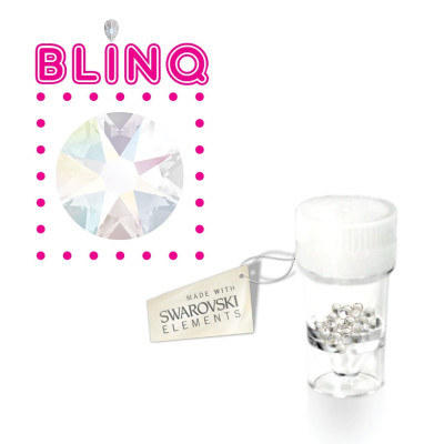 Swarovski tooth gems Bright Aura – parelmoer glans