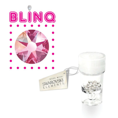 Swarovski tooth gems – Sunset Boulevard – orange-pink glow