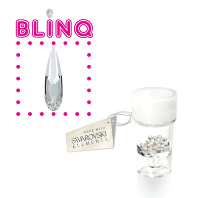 Swarovski tooth gems Druppel Helder – teardrop shine