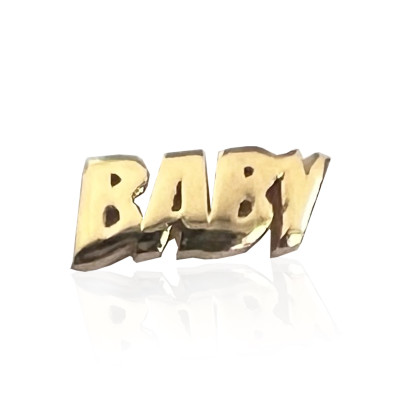 Tooth gem BABY – goud of witgoud letterdesign