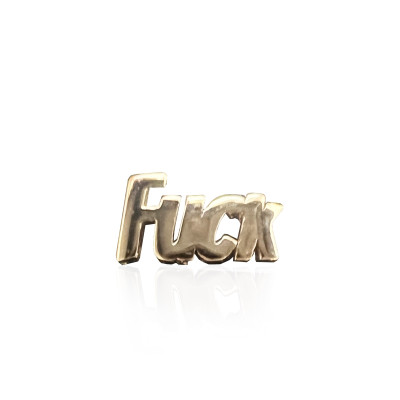 Bijou dentaire en or 18ct mot décoratif – accent typographique