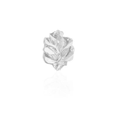 Wit gouden tandsieraad Roos – witgouden flower tooth gem