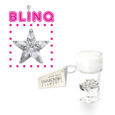 Swarovski Tooth Gems Star Pointed Clear for Precision Shine 5pcs