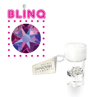 Swarovski Zahnschmuck Kristalle Rosy Explosy Aurora | 25 Zahnsteinchen
