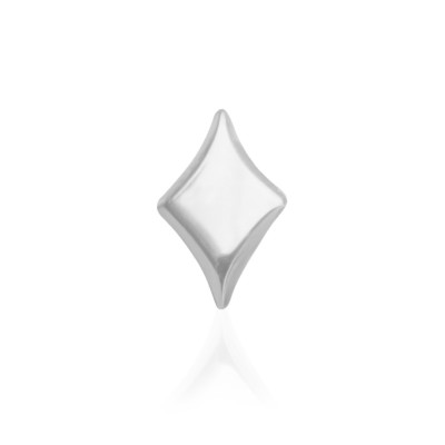 Wit gouden tandsieraad Diamant – witgouden tooth gem met diamant accent