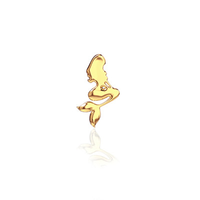 Gouden tandsieraad Zeemeermin – mermaid design 18 kt gold tooth gem