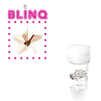 BLINQ Tooth Gems Star Pointed Champagne for Golden Smile Art 5pcs