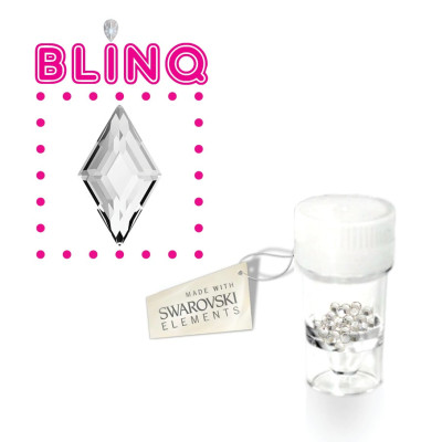 Swarovski tooth gems Ruit Helder – crystal clear ruitvorm