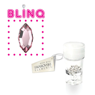 Swarovski tooth gems Cat Eye Baby Pink – lichte roze cat-eye