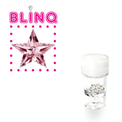 Zirkonia Ster Baby Pink – roze zirconia ster