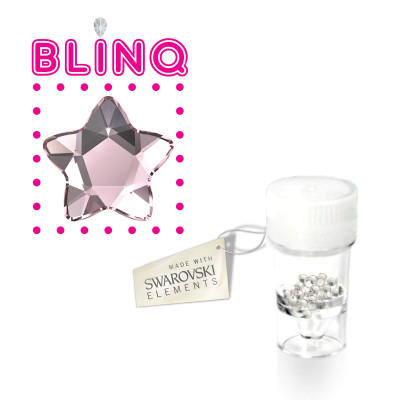 Swarovski tooth gems Ster Baby Pink – babyroze sterren