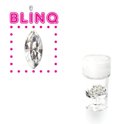 Cat Eye Zirkonia Zahnkristall Mit silberner Rückseite