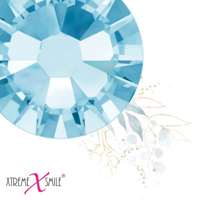 Swarovski kristallen tooth gems Boho Blue – boho blauwtint