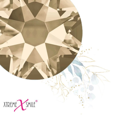 Swarovski Strass Dentaire – Cristaux Light Golden Beam – 25 pcs