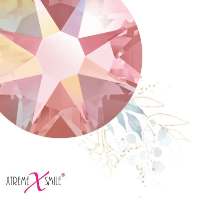 Swarovski Strass Dentaire – Cristaux Rosy Rainbow – 25 pcs