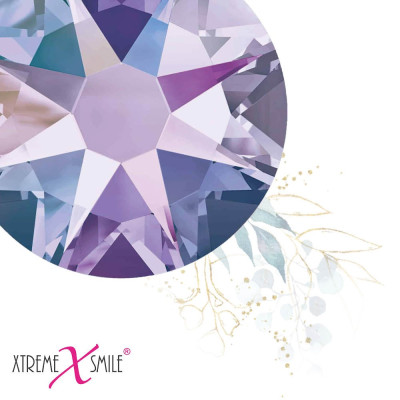 Swarovski Zahnkristalle Tanzania Shimmer – irisierende Tooth Gems – 25 Stück