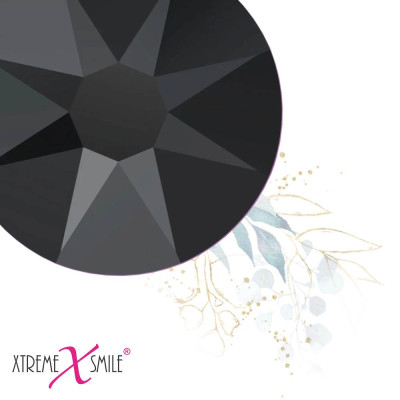 Swarovski Tooth Gems – Black Mamba Crystals – 25 pcs