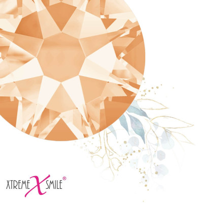 Swarovski tooth gems Peaches & Cream – pastel glans