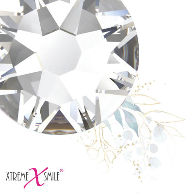 Swarovski tooth gems Helder Bulk (200) – voordelige bulkset