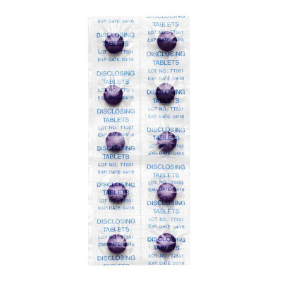 Plakverklikkers voor tandplak – dental indicator tabs