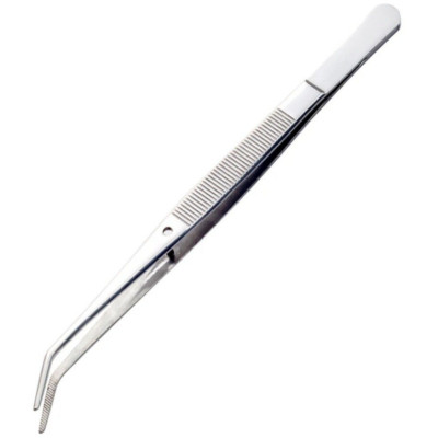 Pincettes Courbées – Set Professionnel 15,8 cm en Acier Inoxydable