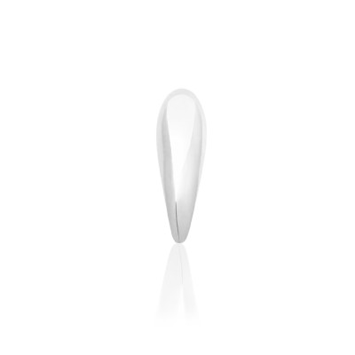 Wit gouden tandsieraad hoektand outline mini – witgouden mini canine tooth gem