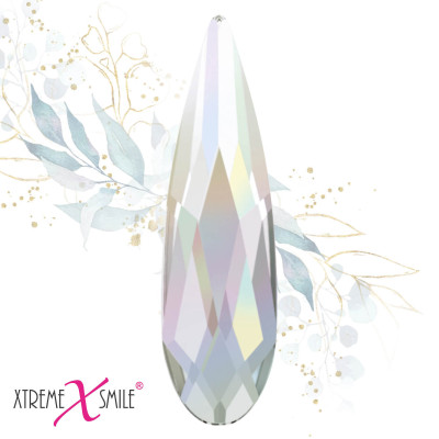 Swarovski Tooth Gems Aurora Droplet for Creative Tooth Art 5pcs