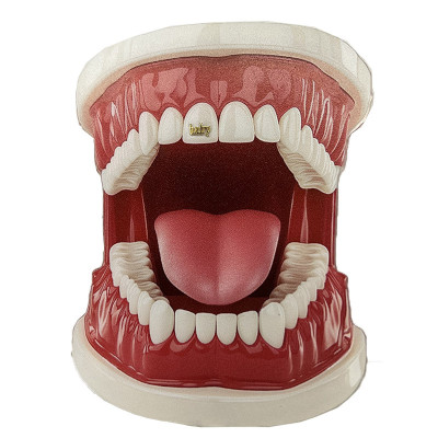 Tooth gem Baby II – goud of witgoud letterdesign