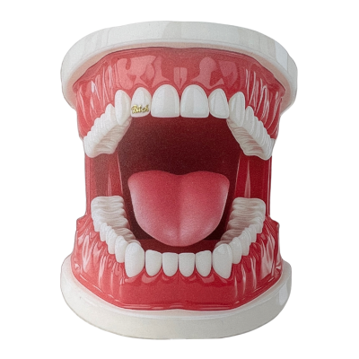 Zahnschmuck Bitch Gold/Weißgold – Statement Tooth Gem