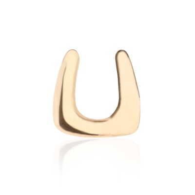 U-Vorm Tooth Gem 22K Goud | Luxe Gouden Tandsieraad 5 & 8 mm