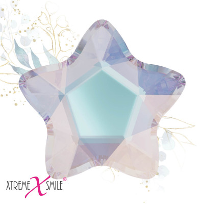 Swarovski Tooth Gems – Aurora Star Crystals – 5 pcs