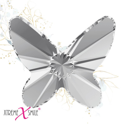 Zahnkristalle Schmetterling – bunte Butterfly Tooth Gems – 5 Stück