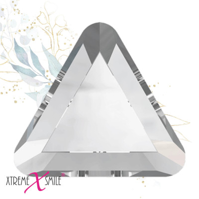 Swarovski Tooth Gems – Clear Triangle Crystals – 5 pcs