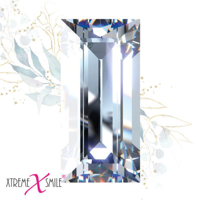 Zahnkristalle Rechteck Shimmering Moon – Tooth Gems mit perlartigem Ton – 5 Stück