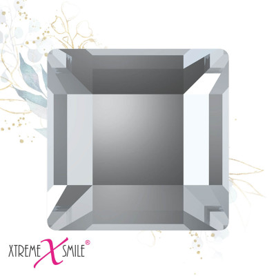 Swarovski Zahnkristalle Quadrat Klar – Square Tooth Gems Kristallklar – 5 Stück