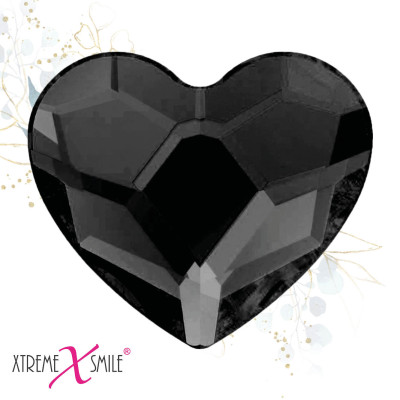 BLINQ Tooth Gems – Black Heart Crystals – 5 pcs