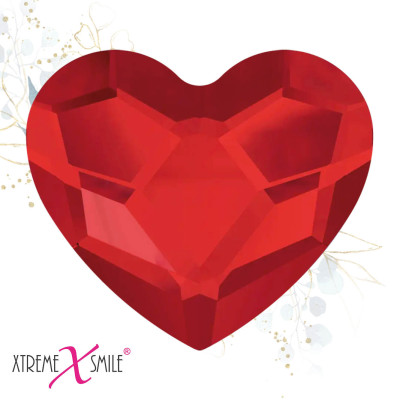 BLINQ Tooth Gems – Red Heart Crystals – 5 pcs